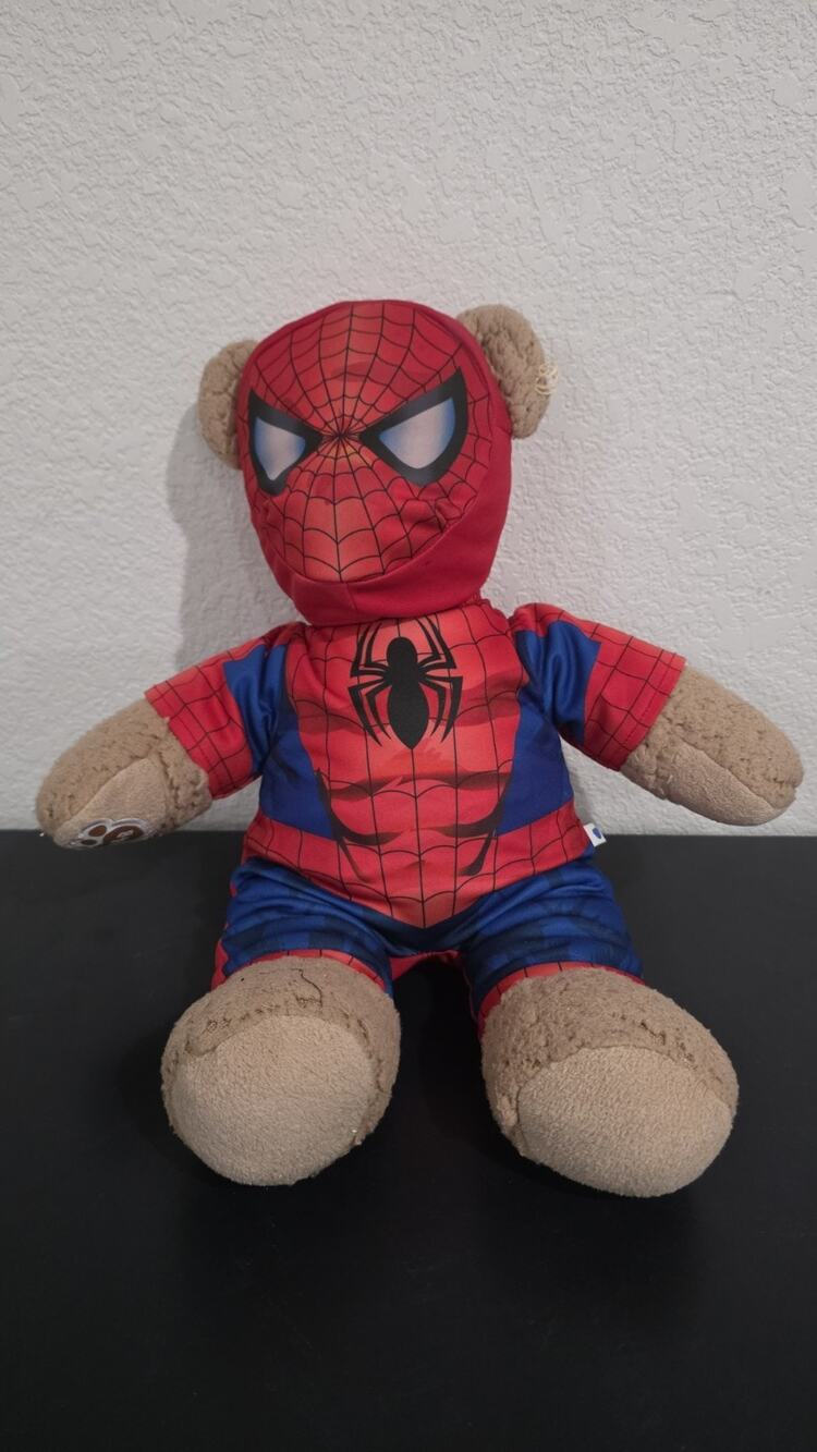 Spiderman Build A Bear Dressed Bear
